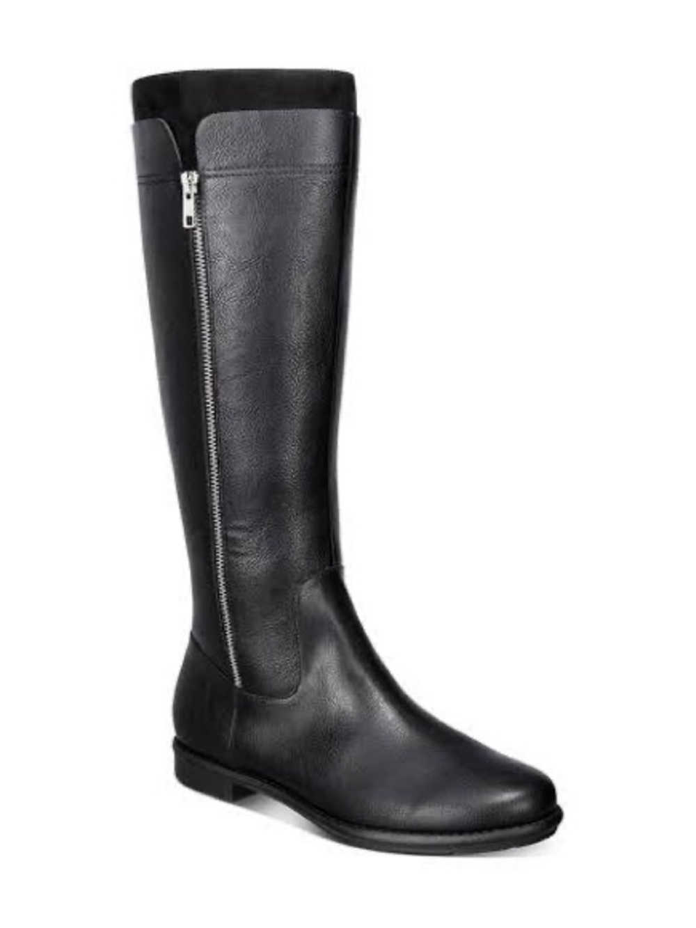 Style & Co. Black Over-the-Knee Zip Riding Boots